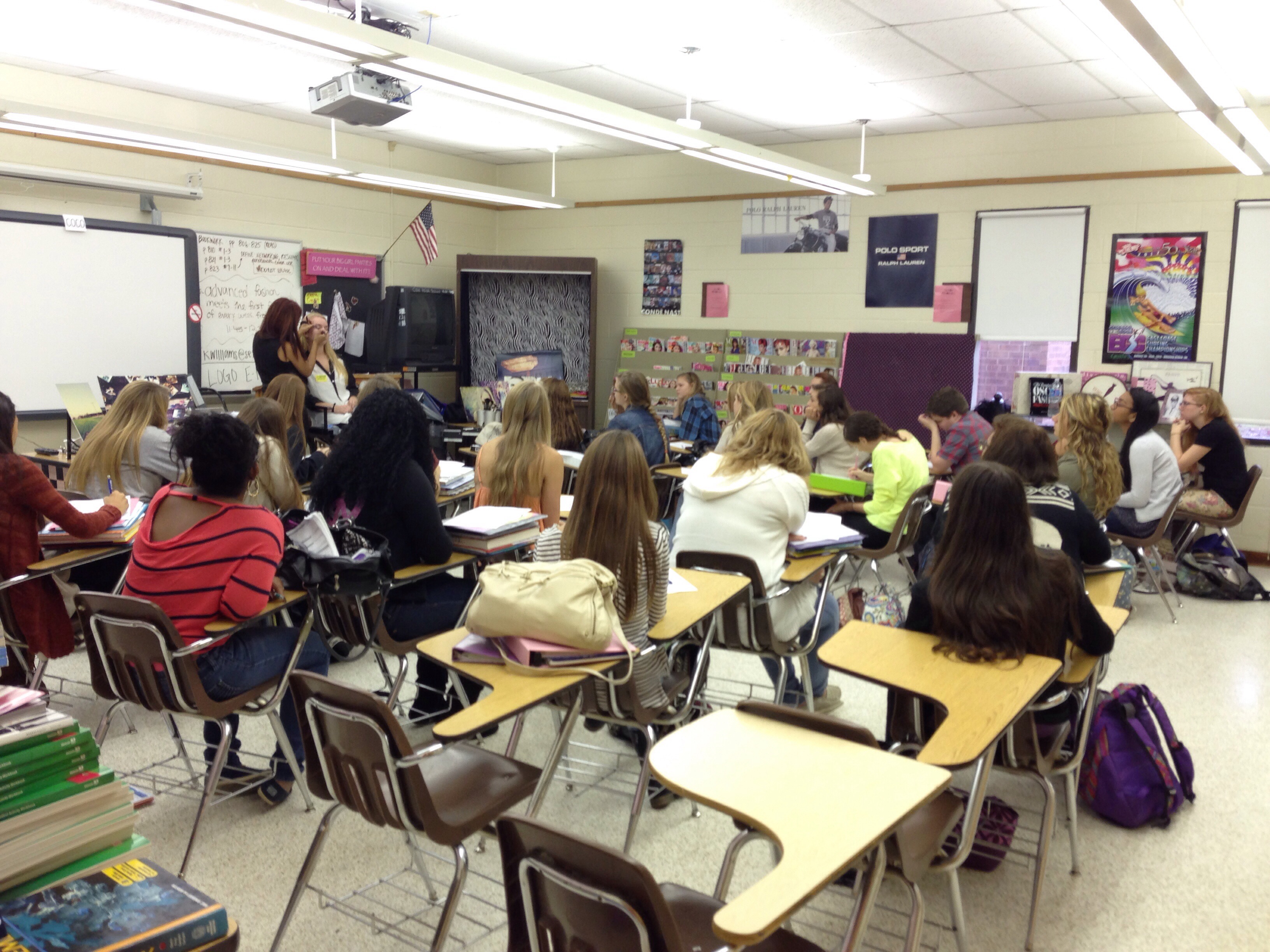Makeup class for Cox High School